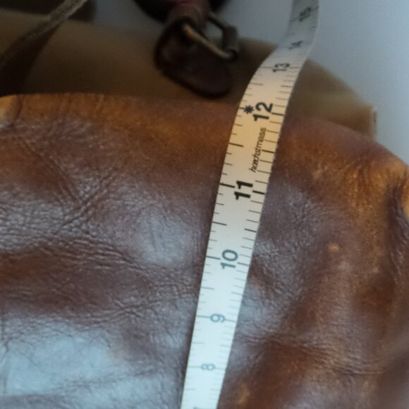 Vintage Ellington canvas and leather backpack